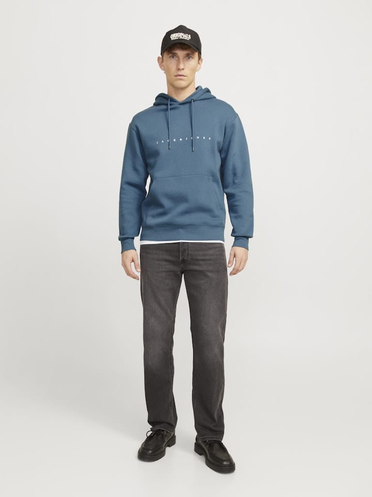 Sudadera con capucha azul - JJESTAR